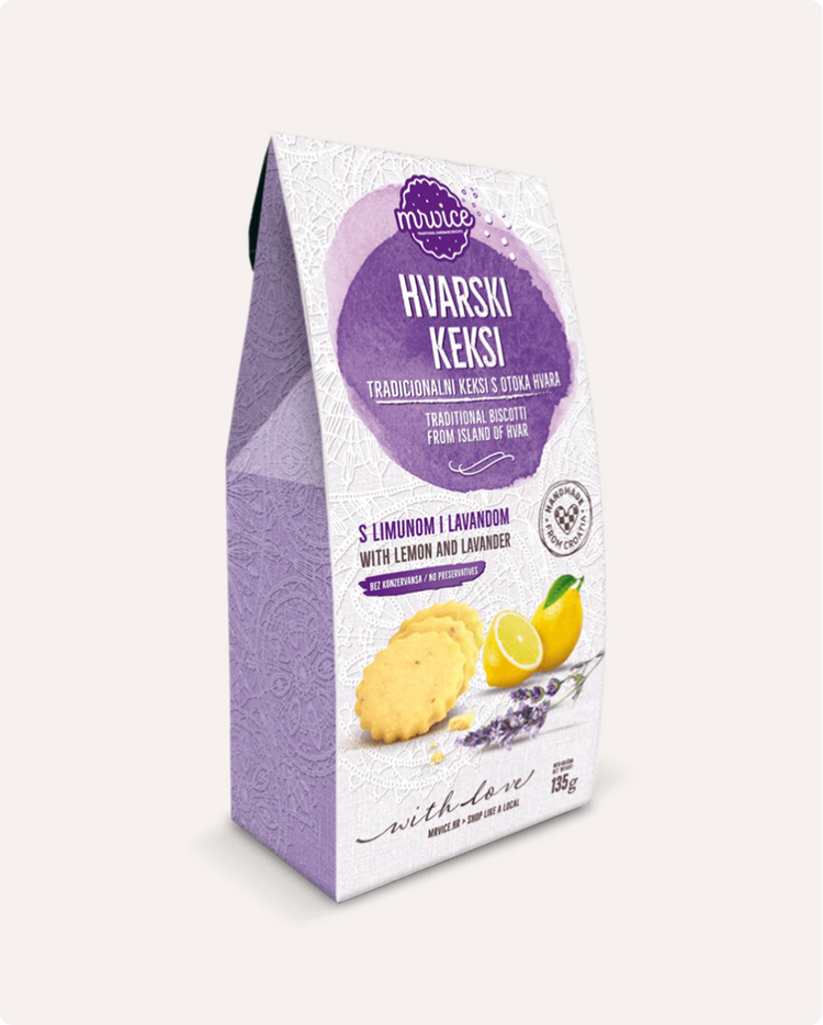 Hvarski keksi s limunom i lavandom