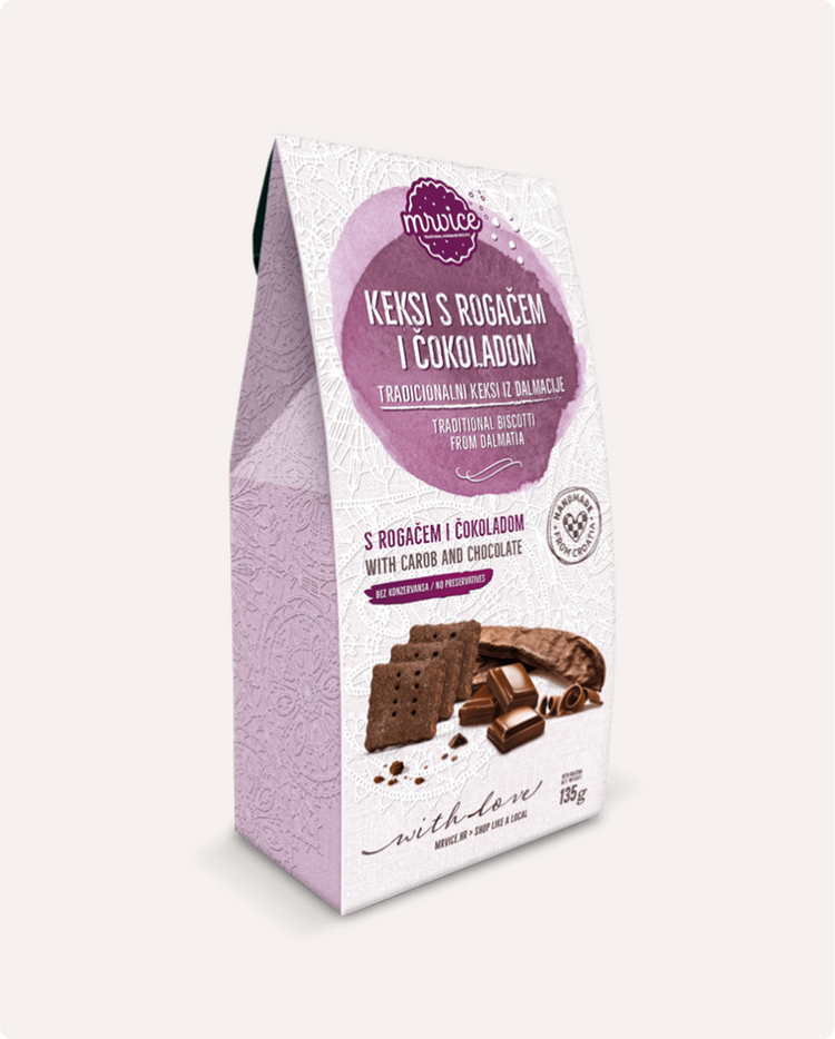 Keksi od rogača i čokolade