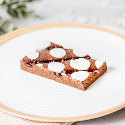 Raspberry Brownie